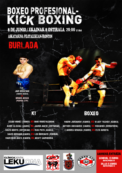 Velada en el Front&oacute;n Askatasuna de Burlada.